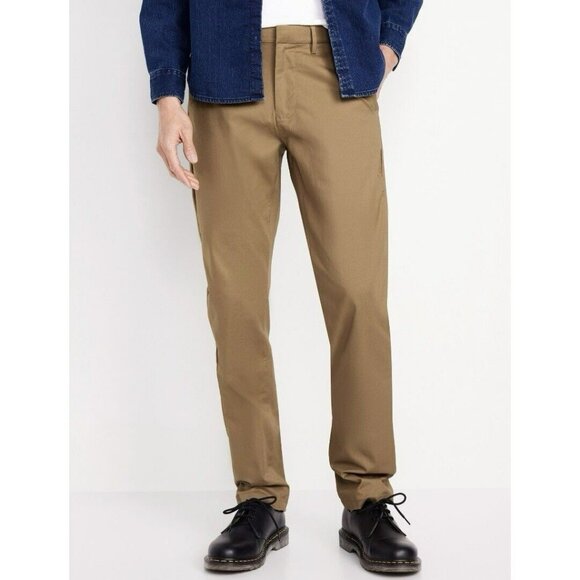 Old Navy Other - Old Navy Built-In Flex Ultimate Tech Straigh Chino Pants Khaki Men's 34x34 NWT